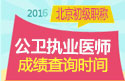 2023年北京公卫执业医师职称考试成绩查询