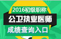 2023年江苏公卫执业医师职称考试成绩查询网站