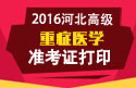 2023年河北医学高级职称（重症医学）准考证打印