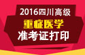 2023年四川医学高级职称（重症医学）准考证打印
