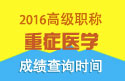 2023年四川医学高级职称（重症医学）成绩查询时间