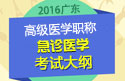 2023年广东医学高级职称（急诊医学）考试大纲