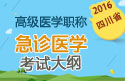 2023年四川医学高级职称（急诊医学）考试大纲