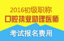 2023年河北口腔执业助理医师职称考试报名费用