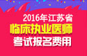 2023年江苏临床执业医师职称考试报名费用