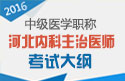 2023年河北内科主治医师职称考试大纲