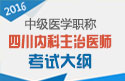 2023年四川内科主治医师职称考试大纲