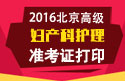 2023年北京医学高级职称（妇产科护理）准考证打印
