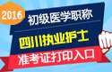 2023年四川执业护士职称考试准考证打印