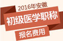 2023年安徽执业兽医职称考试报名费用