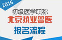 2023北京执业兽医职称考试报名流程