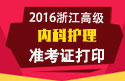 2023年浙江医学高级职称（内科护理）准考证打印