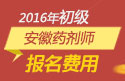 2023年安徽药剂师考试报名费用