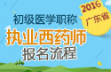 2023年广东执业西药师职称考试报名流程