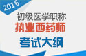 2023年河北执业西药师职称考试大纲