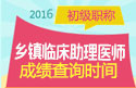 2023年浙江乡镇临床执业助理医师职称考试成绩查询