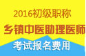 2023年上海乡镇中医执业助理医师考试报名费用