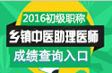 2023年山东乡镇中医执业助理医师职称考试成绩查询