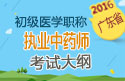 2023年新版国家广东执业中药师职称考试大纲