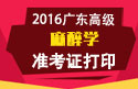 2023年广东医学高级职称（麻醉学）准考证打印