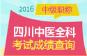 2023年四川中医全科主治医师资格职称考试成绩查询
