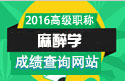 2023年浙江医学高级职称（麻醉学）成绩查询网站