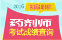 2023年上海药剂师资格职称考试成绩查询