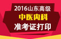 2023年山东医学高级职称（中医内科）考试准考证打印