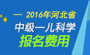 2023年河北儿科主治医师职称考试报名费用