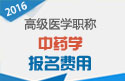 2023年浙江医学高级职称（中药学）报名费用